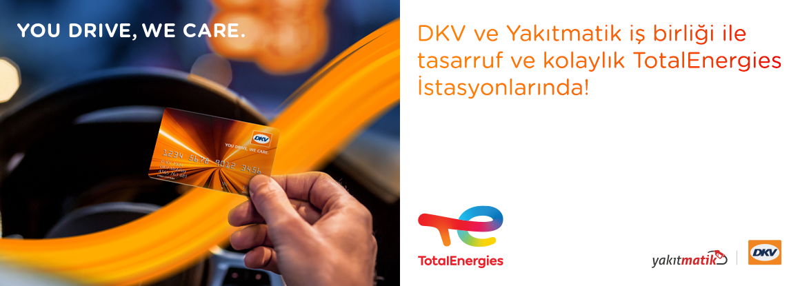 With the cooperation of DKV and Yakıtmatik, savings and convenience are at TotalEnergies Stations!