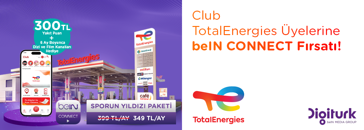 Club TotalEnergies Üyelerine beIN CONNECT Fırsatı!