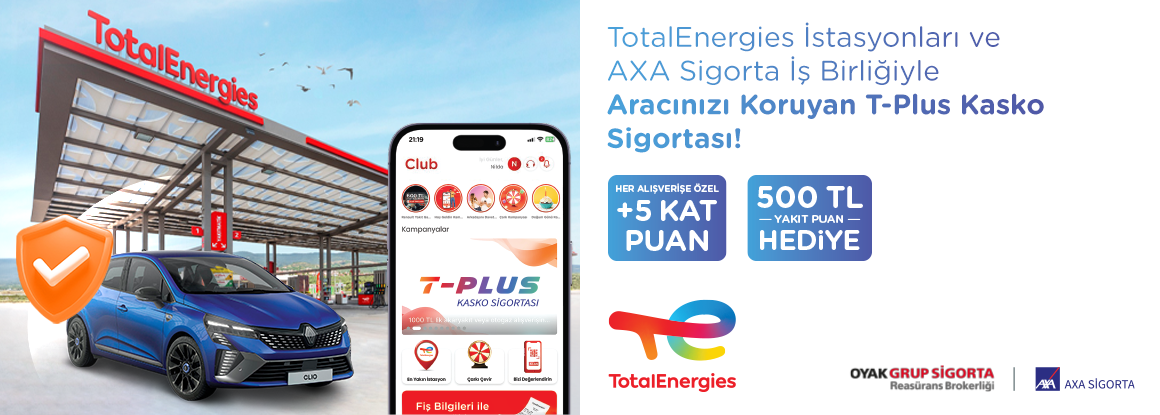 AXA İş Birliği ile Aracınızı Koruyan T-Plus Sigorta Kaskosu
