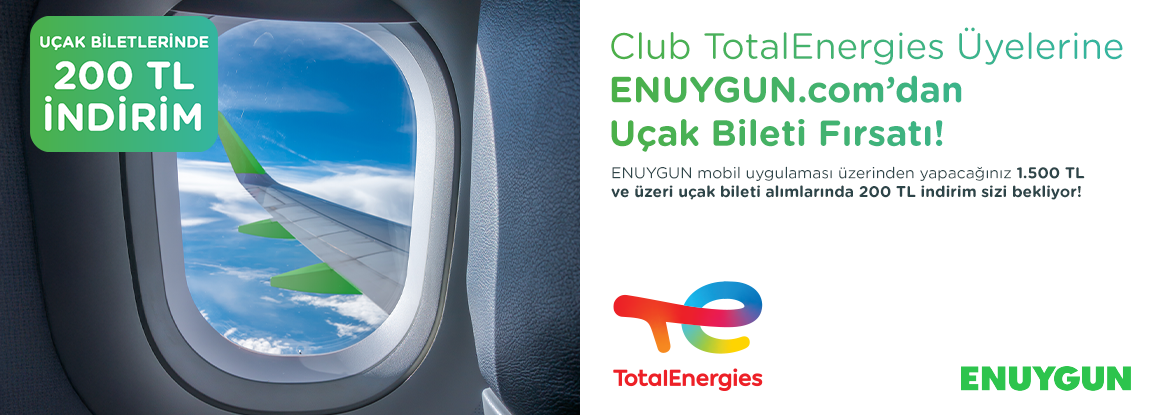 ENUYGUN’dan Uçak Biletlerinde 200 TL İndirim!
