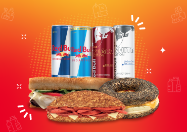 Bi’Güzel Sandviç Çeşitlerinden Alana Red Bull 250 ml Çeşitleri 50 TL