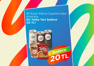 Eti Tutku Tart Bi’Güzel Kahve Yanında 20 TL