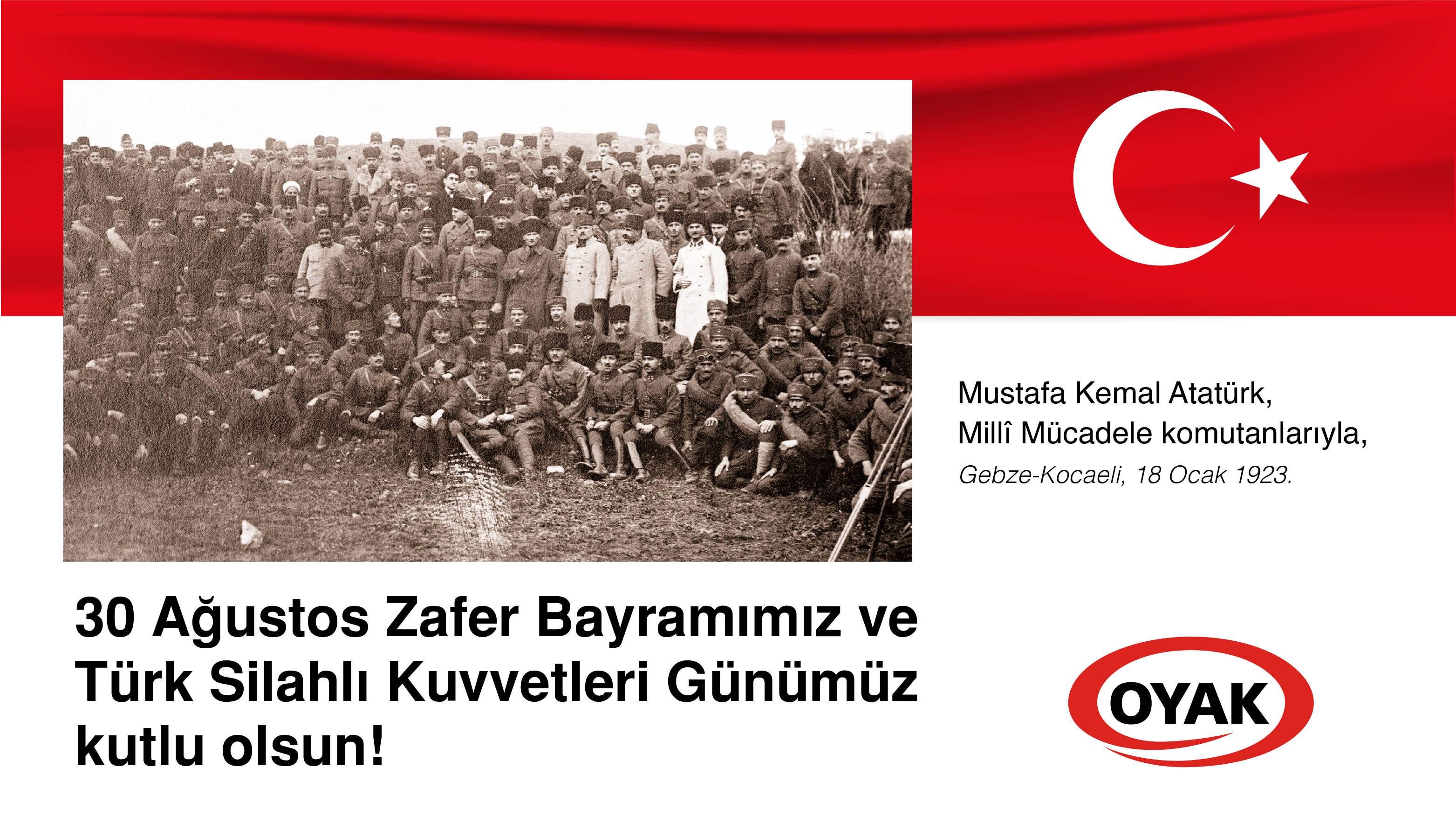 30 Ağustos Zafer Bayramımız Kutlu Olsun